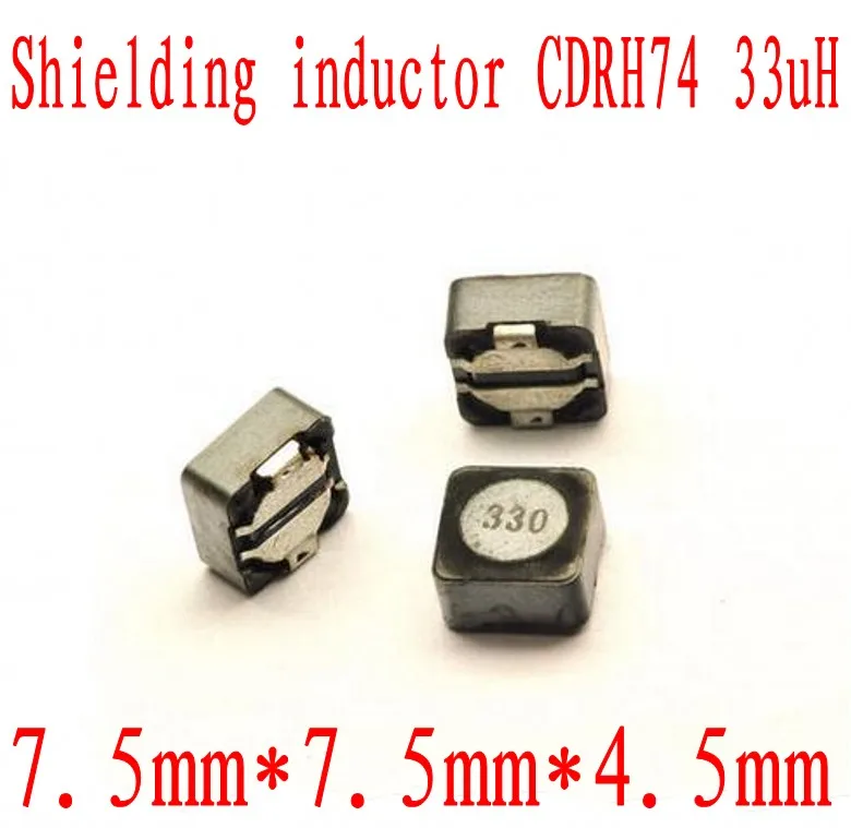 1000pcs/lot Shielded Inductor SMD Power Inductors 7*7*4MM 33uH CDRH74R