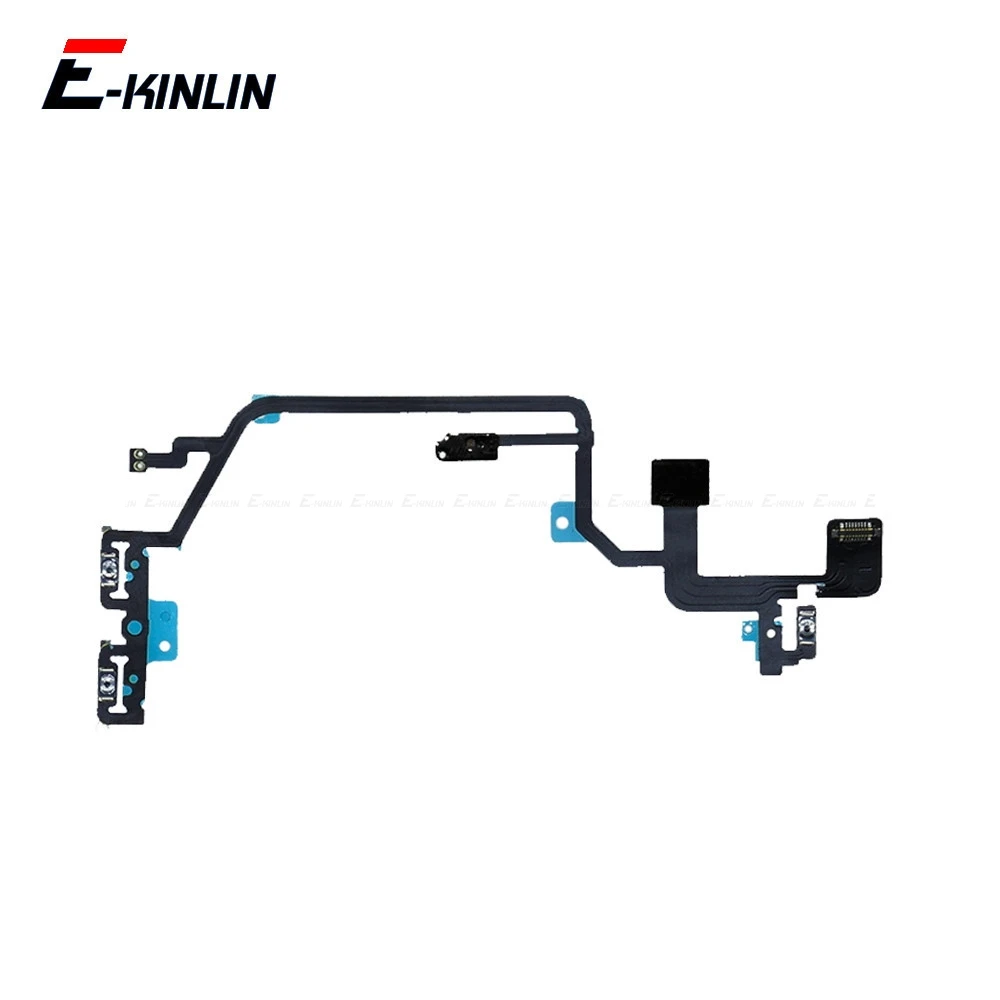 

New Mute Switch Volume Control Button Flex Cable For iPhone XR Power ON OFF Key Parts