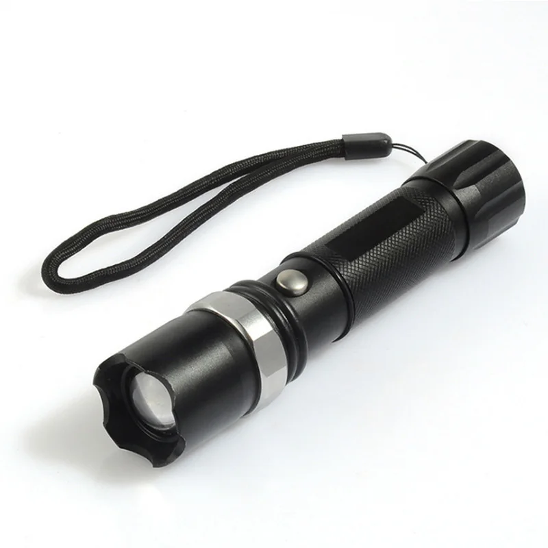 

Strong Light Flashlight Aluminium Alloy Night Cycling Mechanics Zoom Home Daily Use LED Mini Flashlights