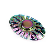 Металл Радуга Цвет Spinner Анти Стресс руку Spinner Игрушки