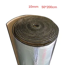 50*200cm Car Truck Firewall Heat Sound Deadener Insulation Mat Noise Insulation Wool Car Heat Sound Thermal Proofing Pad 10mm