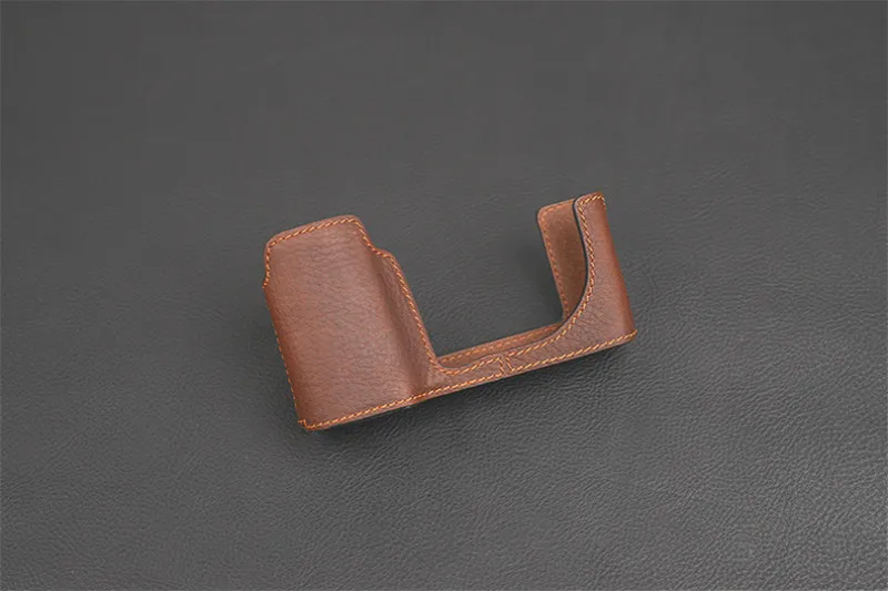 Чехол из натуральной кожи для камеры Leica T TL TL2|leather camera case|camera casecamera half case |