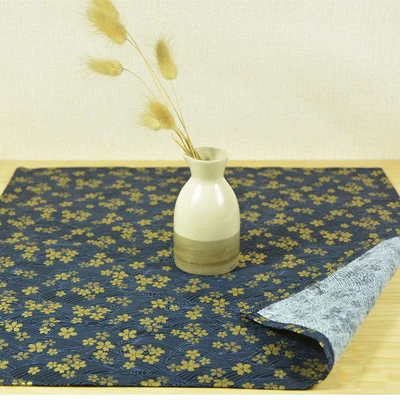 Японский фуросики хлопок /Япония Классическая традиционная Сакура синий печатных/много польз - Цвет: 65cm