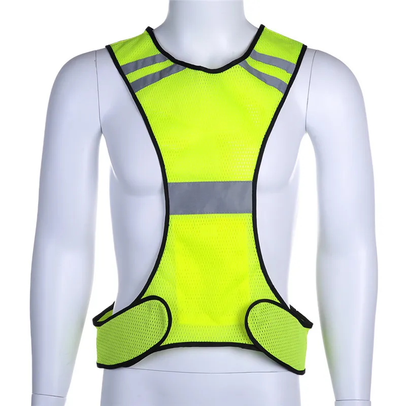 RIDECYLE Bike Vest Reflective Cycling Bike Bicycle Vest Sleeveless Night Running Security Riding Outdoor Protection