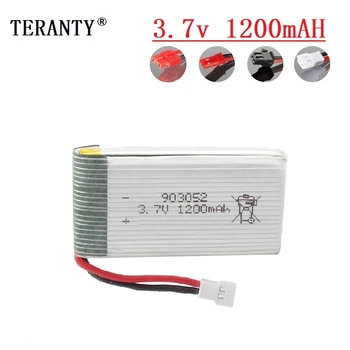 

903052 1200mah Rechargeable Battery For Syma X5 X5C X5sw X5sc X5s X5sc -1 X5hw X5uw M18 H5P Rc Quadcopter 3.7v Lipo Battery 1pcs