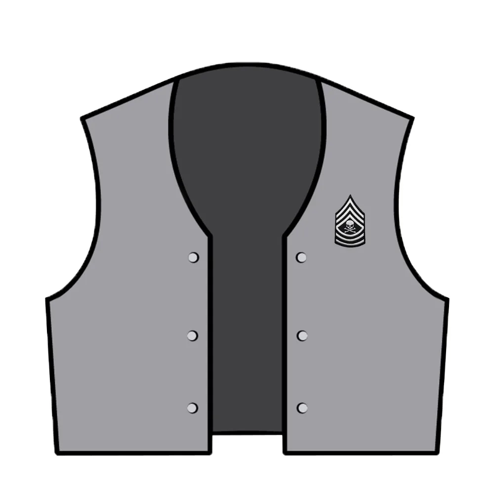 Black and white stripes skull military patch applique custom biker front embroider iron on motorcycle patch cloth stickers  (4)