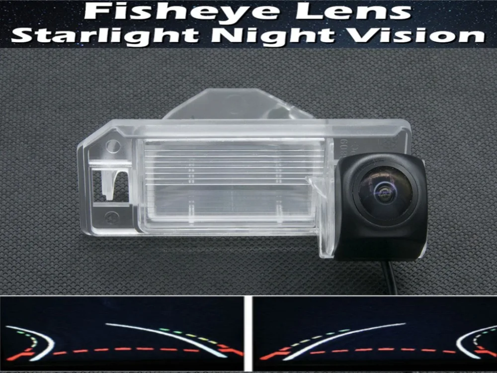 

Fisheye Lens Trajectory Tracks 1080P Car Rear view Camera for Mitsubishi ASX 2011 2012 2013 RVR Outlander Sport XL Car Camera