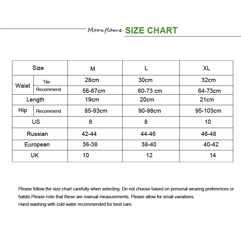 Moonflme 3 pcs/lots Panties Women Black Cotton Briefs Underwear 89049