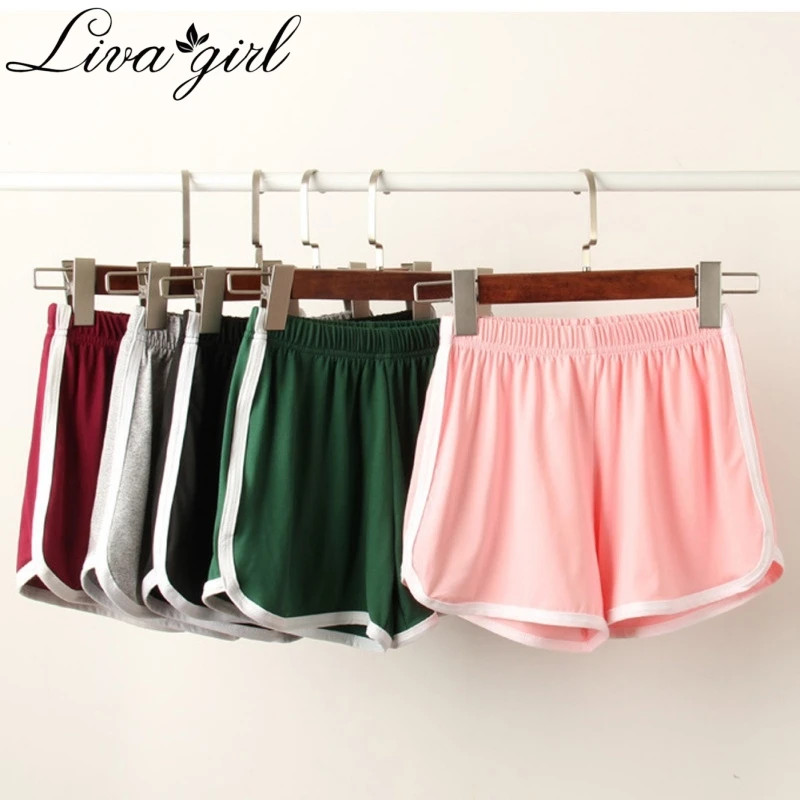 Summer Street Casual Shorts Women All-match Loose Solid Soft Cotton Female Stretch Short Pants 2018 Short feminino Plus Size