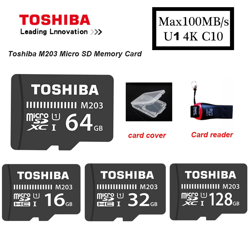 Toshiba карта памяти класс 10 16 ГБ 32 64 Гб 128 ГБ|Карты памяти| |