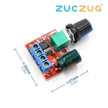 

Mini DC-DC 4.5V-35V 5A 90W PWM DC Motor Speed Controller Module Speed Regulator Control Adjust Adjustable Board
