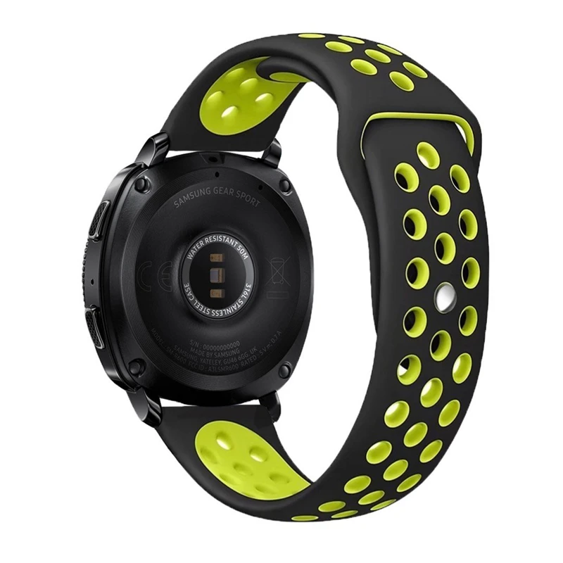 

2019 Hot Watch Bands For Samsung Gear S3 Frontier S2 Classic Gear 20mm 22mm Silicone Sports Straps Watches Accessories #a