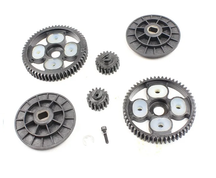 High Speed Metal Gear Kit 58T/16T& 55T/19T spur pinion sets Fits HPI Baja 5B 5T 5SC SS 85099