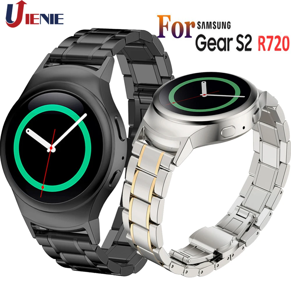 

Stainless Steel Watch Band Straps for Samsung Gear S2 R720 Sport Strap Luxury Replacement Bracelet Wristband Accessories