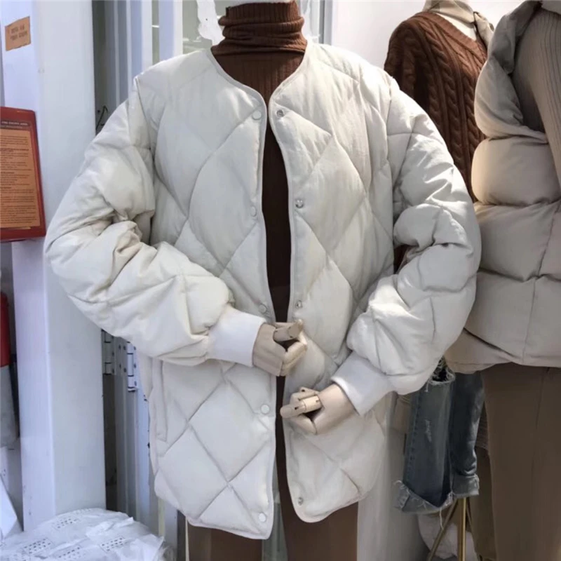 RUGOD модное однотонное зимнее женское пальто с длинным рукавом двубортный женский пуховик повседневное плотное манто Femme Hiver