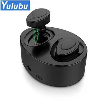 

Yulubu New TWS K2 Bluetooth Earphone True Wireless Earbuds Mini Stereo Music Headsets Hands-free headphone With Mic Charging Box