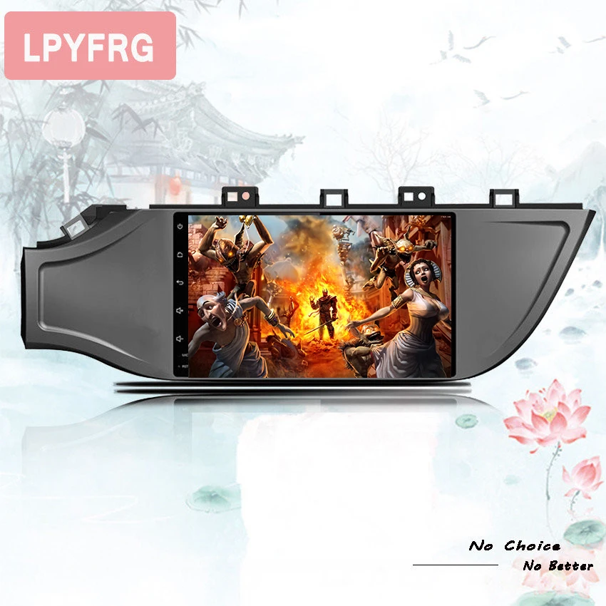Octa core android 10 автомобильный dvd gps навигатор 9 дюймов для Kia k2 RIO 2017 2018 видеоплеер