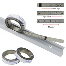 Tape-Measure Ruler Scale Miter Self-Adhesive Metric Stainless-Steel Track SDF-SHIP 1/2/3m