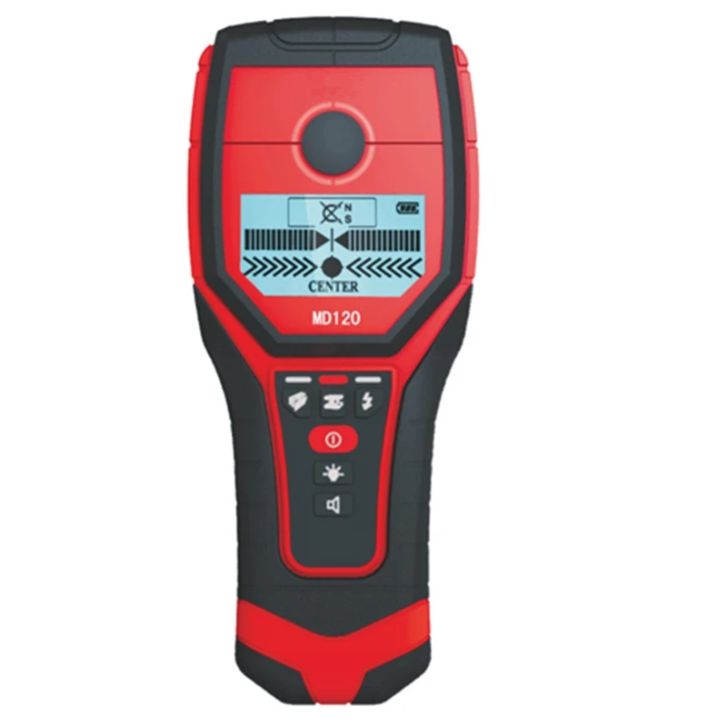 Online Portable Wall Detector Magnetic Metal Copper Wood AC Charged Cable Wall Scanner Backlit Beep Indication Wall Diagnostic Tools