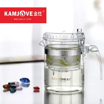 

[GRANDNESS] TP-140 Kamjove Art Tea Cup * Tea Pot 300ml Kettle Elegant Cup PiaoYi Bei Teacup Glass Teapot 300ml