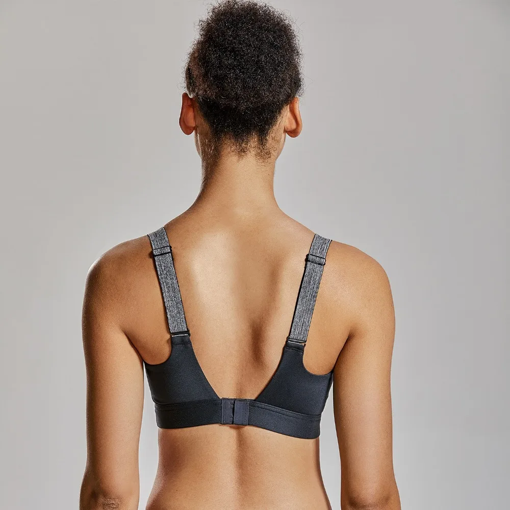 Goedkoop Vrouwen Hoge Impact Gegoten Cup Full Coverage Underwire Workout Sportbeha