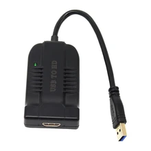 USB 3,0 для HDMI конвертер USB3.0 к HDMI Графический адаптер Multi Дисплей кабель для ПК Тетрадь проектор HDTV HD 1080 P