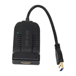 USB 3.0 для HDMI конвертер USB3.0 к HDMI Графический адаптер multi Дисплей кабель для ПК Тетрадь проектор HDTV HD 1080 P