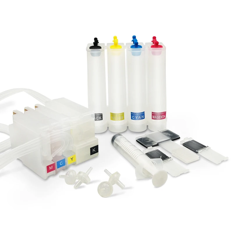 4 الألوان/مجموعة ل hp 711 HP711 مستمر الحبر نظام العرض كيبك خزان الحبر مع رقاقة resettable ل طابعة hp designjet t120 t520
