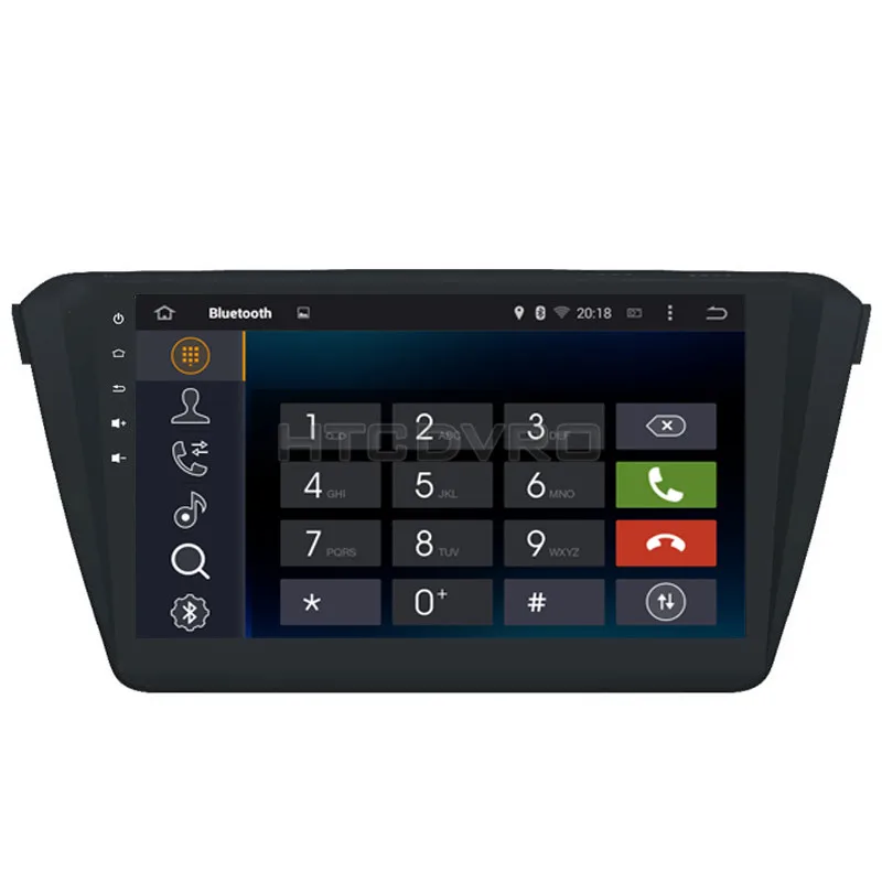 Top YMODVHT 10.1inch Octa Core 4GB+32GB Android 9.0 Car DVD Player for Skoda Superb B8 2015- Radio Stereo GPS Navigation 4