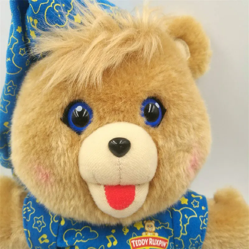 Original Music Teddy Ruxpin Bear Stuffed Plush Toy Storytelling Magical Fun Outfit Bear Musical Toys for Children 2C009