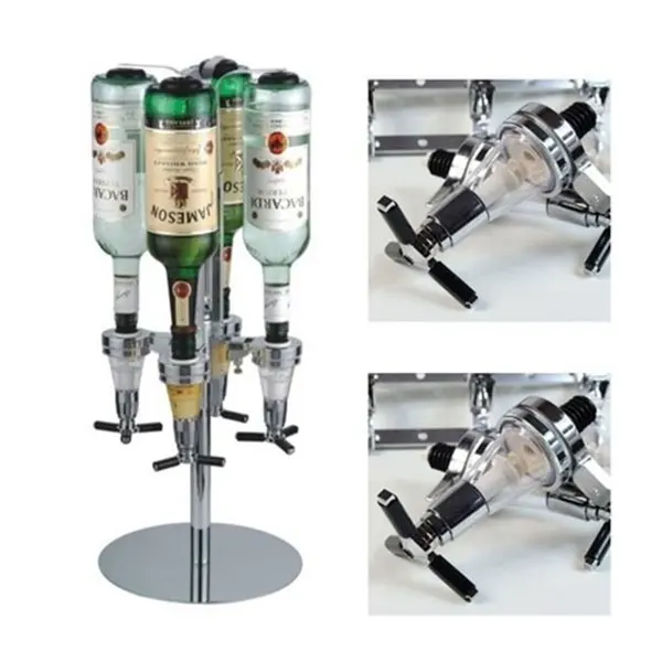 Wall Mounted Cocktail Spirit Juice Beverage Liquor Dispenser Pourer