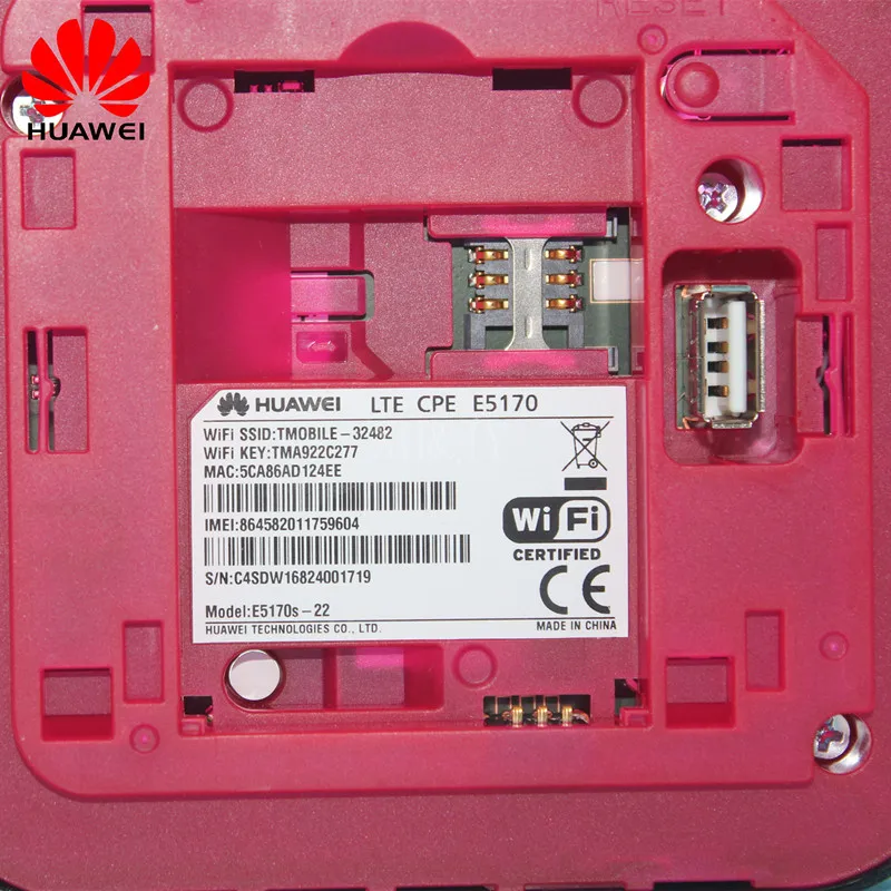 Huawei E5170 разблокированный E5170s-22 4G LTE 150 Мбит/с беспроводной маршрутизатор Cat 4 speed Cube 4G WiFi маршрутизатор CPE маршрутизатор точка доступа Pk E518O