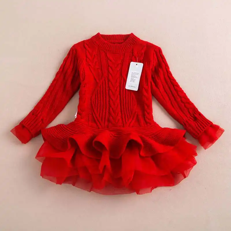 red baby girl christmas dress