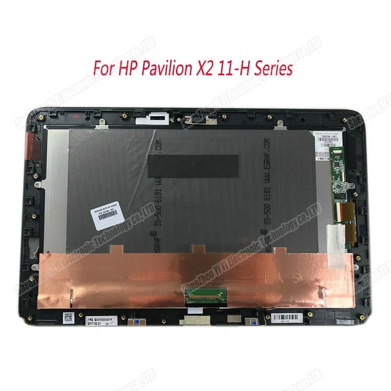 

For HP Pavilion X2 11-h Series 11-H110NR 11.6" HD LCD LED Touch Screen Digitizer Assembly Bezel for HP PAVILION 11-H series X2