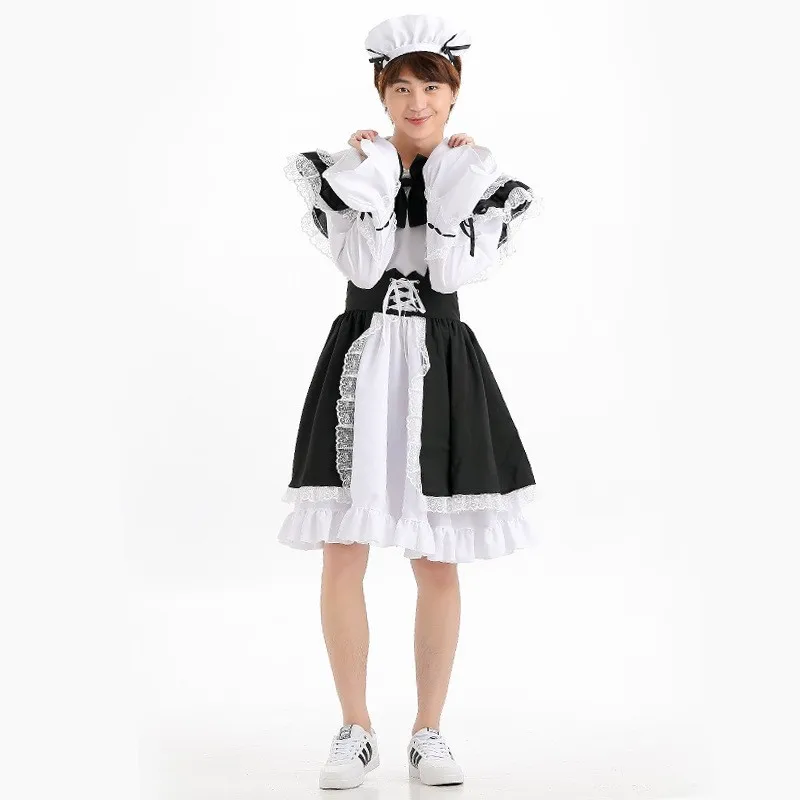 Hugguh Brand New Male Clothes Japanese Style Anime Maid Costume Womens Dresses Princess Halloween Cosplay Costume H Anime Maid Costumes Cosplay Costumemaid Costume Aliexpress