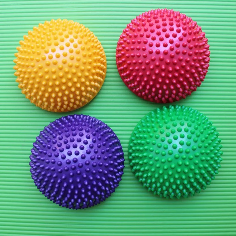 7 цветов/набор мяч для йоги физический фитнес прибор мяч для тренировки баланса точечный массаж шаговый камни баланс мяч для пилатеса