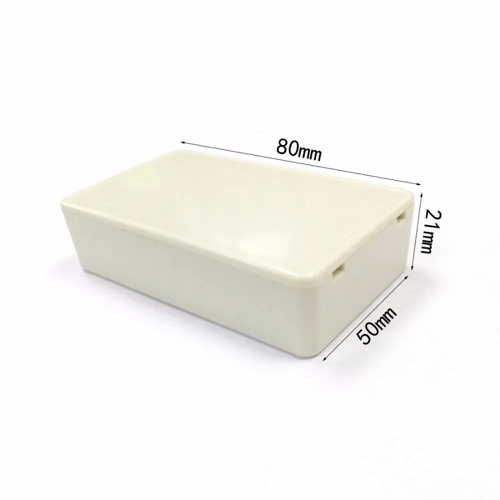 Brand New 5X White Plastic Electronics Project Box Junction Enclosure DIY 85X50X21mm очки велосипедные rudy project gozen white gloss mls red sp153869mr