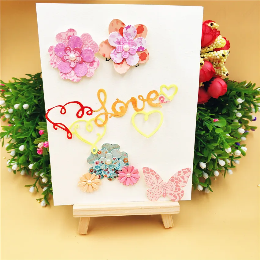 Love love Cutting mold Scrapbooking Die Metal Stamping Seal Embossing New 2019 Card Making Decor | Дом и сад