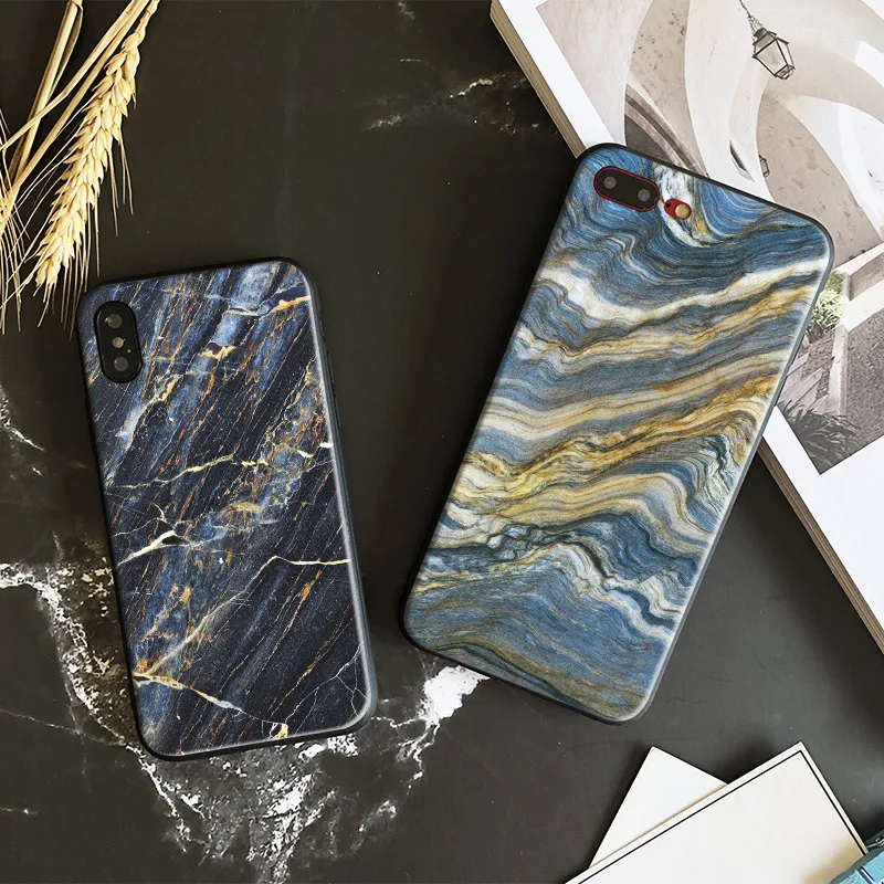 

Granite Texture Marble Stone Lines Pattern Tpu Soft Silicone Phone Case Cover Shell For Apple IPhone 5 5s SE 6 6s 7 8 Plus X 10