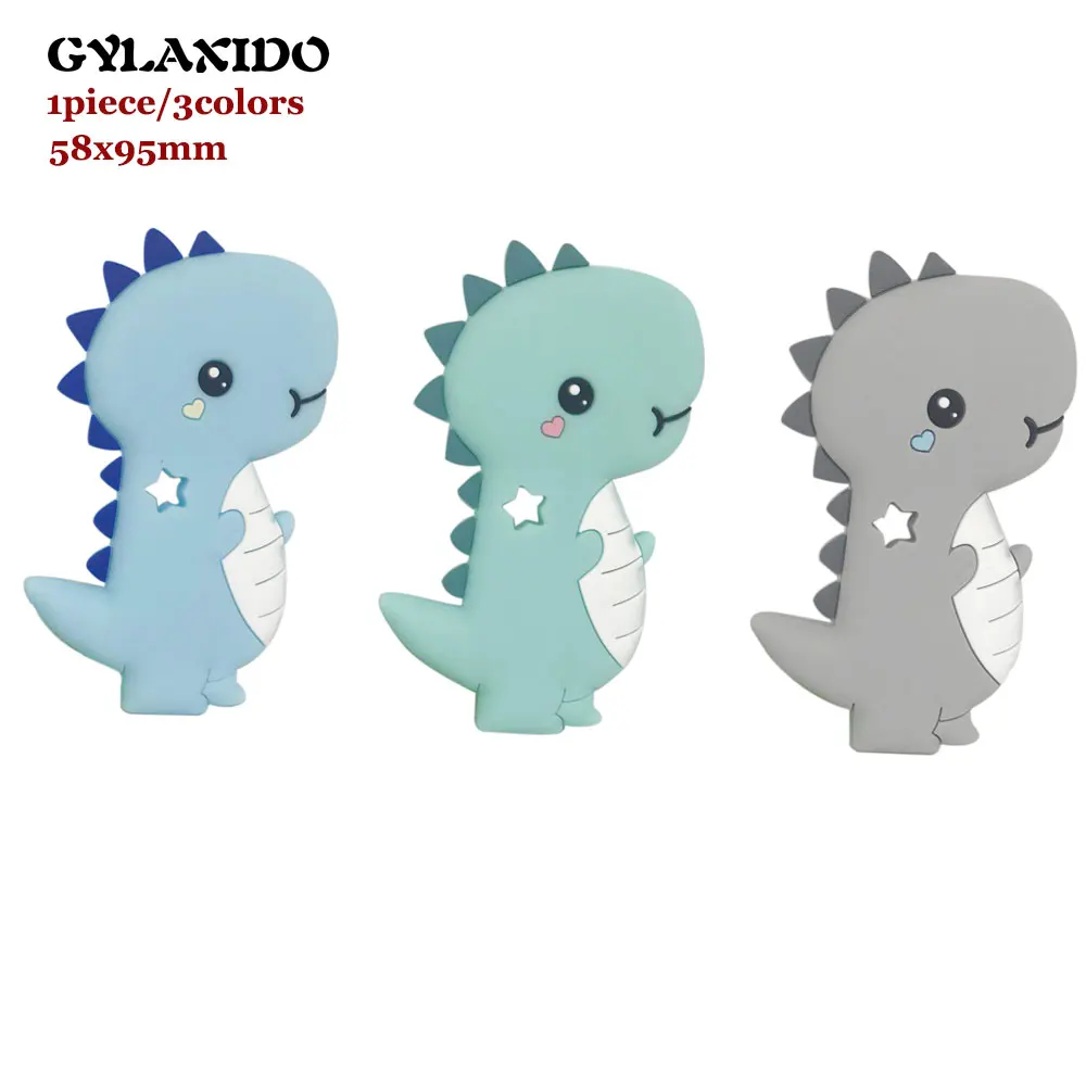

Dinosaur Sheep Perle Silicone Teethers Food Grade Baby Products Animal Teething Gift Chawing Toddler Toys Mordedor Silicona Bebe