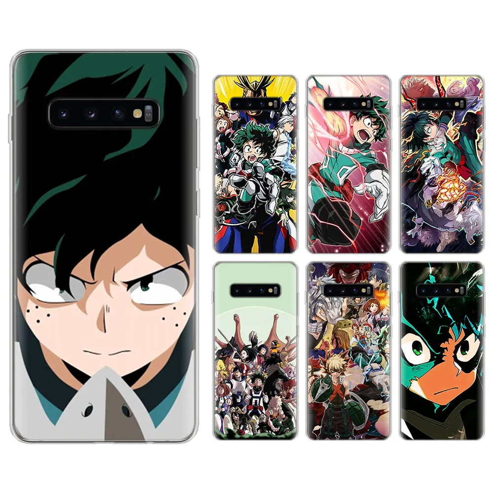 

My Hero Academia Silicone case for Samsung Galaxy S8 S9 S10 S10 Plus M10 M20 S6 S7 edge TPU Soft Phone cases cover