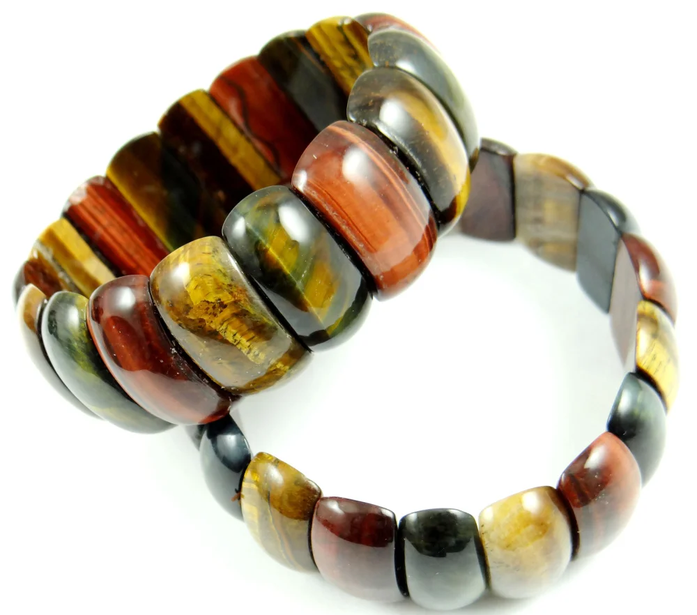 

Natural Stone labradorite tiger eye Quartz crystal bead bracelet DIY jewelry energy Bangles Stretch Chain bracelets for women