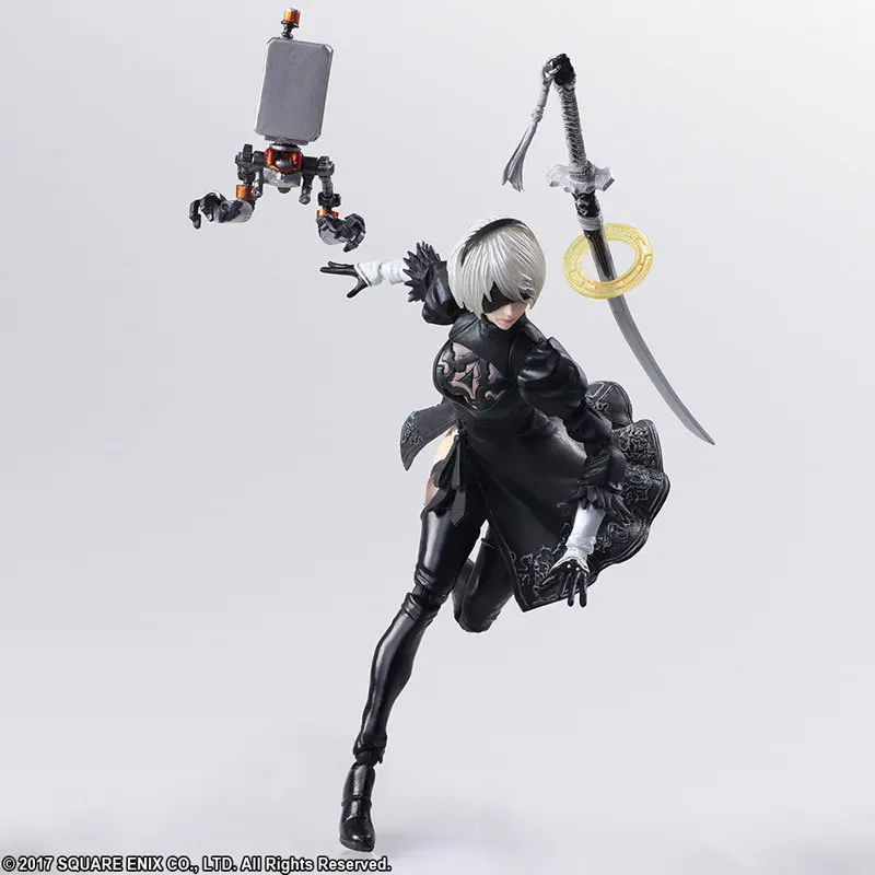 Игра NieR Automata YoRHa № 2 Тип B 2B мультфильм BJD фигурка модель игрушки для детей