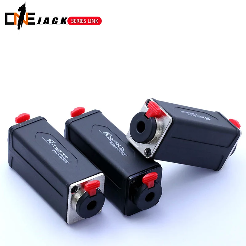 

1PC 3PIN XLR/Jack 6.35mm Dual Function Panel Mount Adapter Speakon Extended Straight Adapter