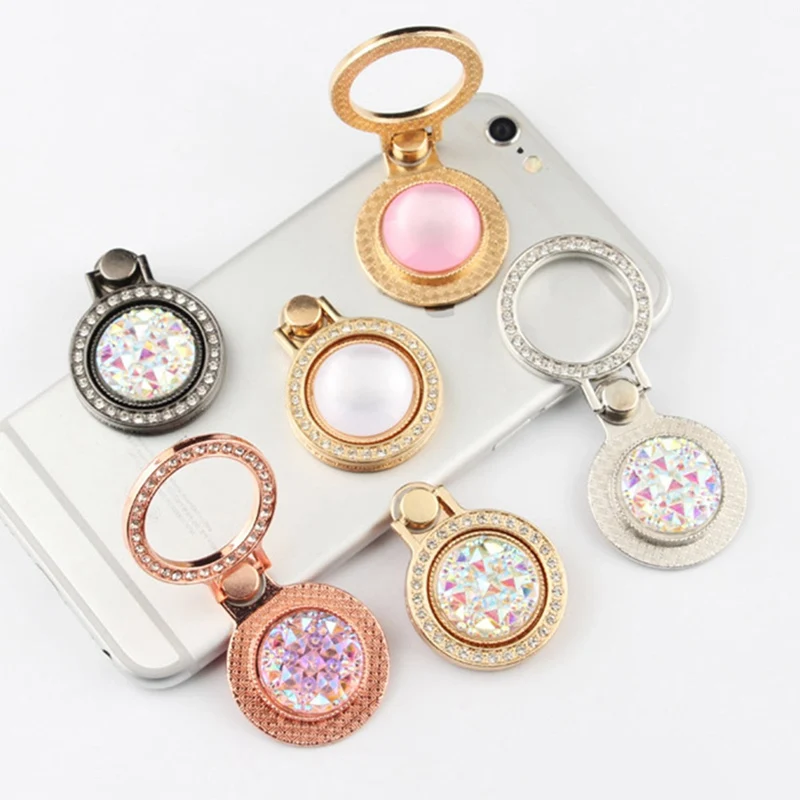 Diamond Finger Ring Mobile Phone Smartphone Car Mount Bracket Stand Holder For IPhone Samsung Smart Phone Ring