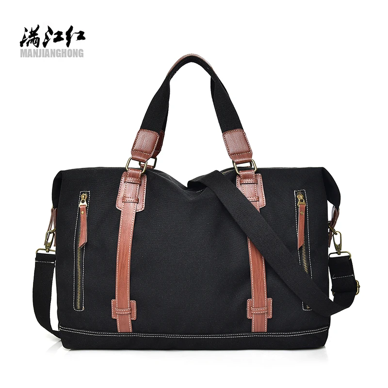 

Canvas Travel Bag Tote bags For Women 2018 Contracted joker High Quality Handbag Large Capacity Overnight bag Preppy Style Bags