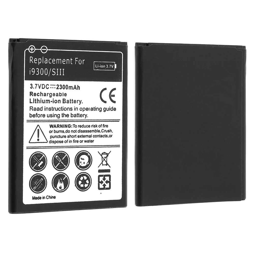 

3.7V 2300mAh Rechargeable Li-ion Replacement Battery Mobile Cell Phone Accumulator for Samsung Galaxy S3 I9300 I9305 I9308 I535
