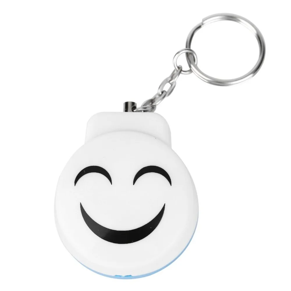 

Smile Face Alarm Personal Electronic Panic Alarm Anti-Rape Anti-Attack Alarm Sensor Security Siren Keychain 120dB