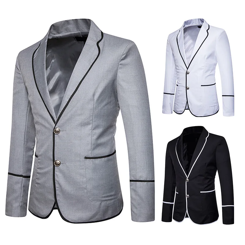 

Men's Blazer Suit Wedding Party male Blazer business Slim Fit Dress Suits Jackets Coat Fashionable