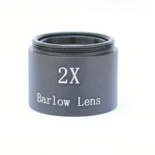 ¡Oferta! lente Barlow de aumento M28.6x0.6 2X para accesorios de telescopio de ocular de 1,25 pulgadas